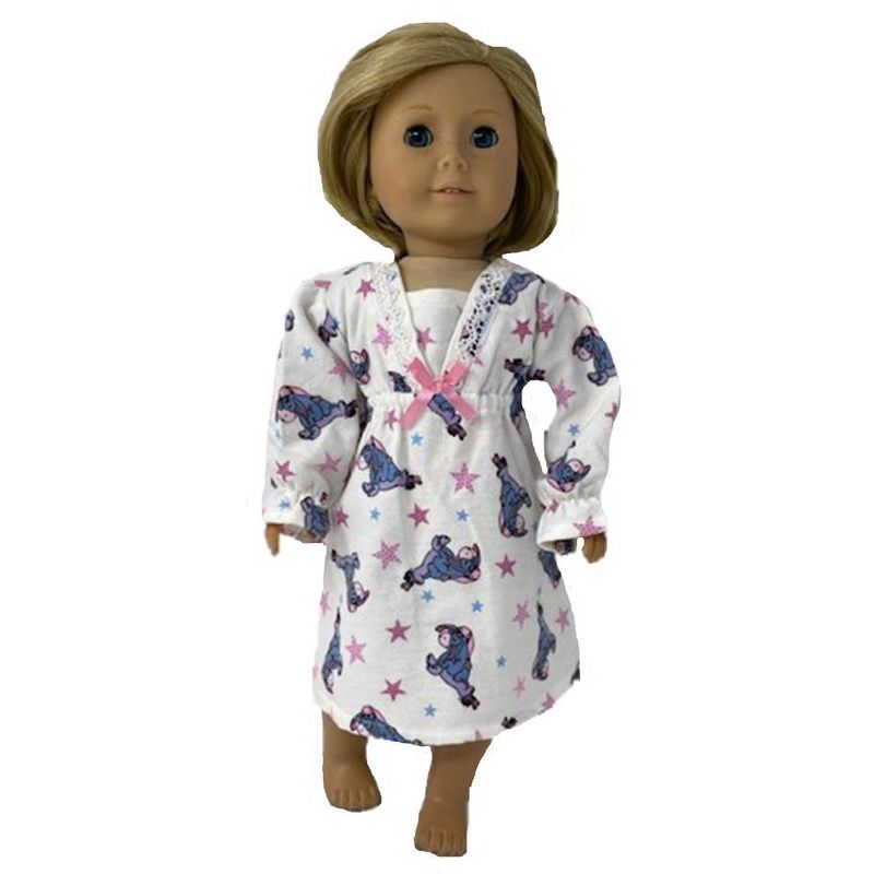 Doll Clothes Superstore Flannel Nightgown Fits 18 Inch Girl Dolls Like American Girl Our Generation Dolls