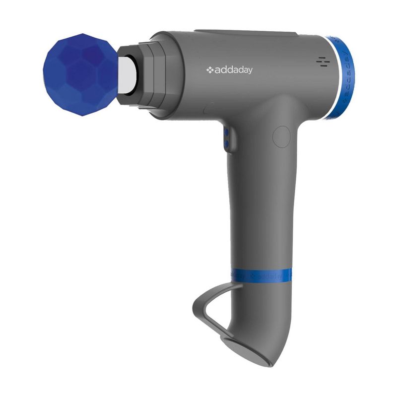 Addaday Me Time Massage Gun Bundle - Gray/Black