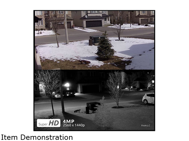 Reolink 8CH 4MP PoE Home Security Camera System, 4 x Wired 4MP Outdoor PoE IP Cameras, 5MP 8 Channel NVR Security System w/ 2TB HDD for 7/24 Recording Super HD RLK8-410B4