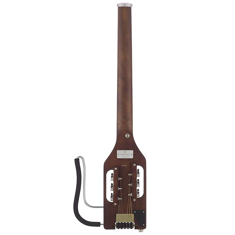 Traveler Guitar ULA ABNS 6-String Acoustic-Electric Guitar (Antique Brown) with VOX amPlug G2 Guitar Amp, HPC-A30 headphones & Clip-on Tuner Bundle