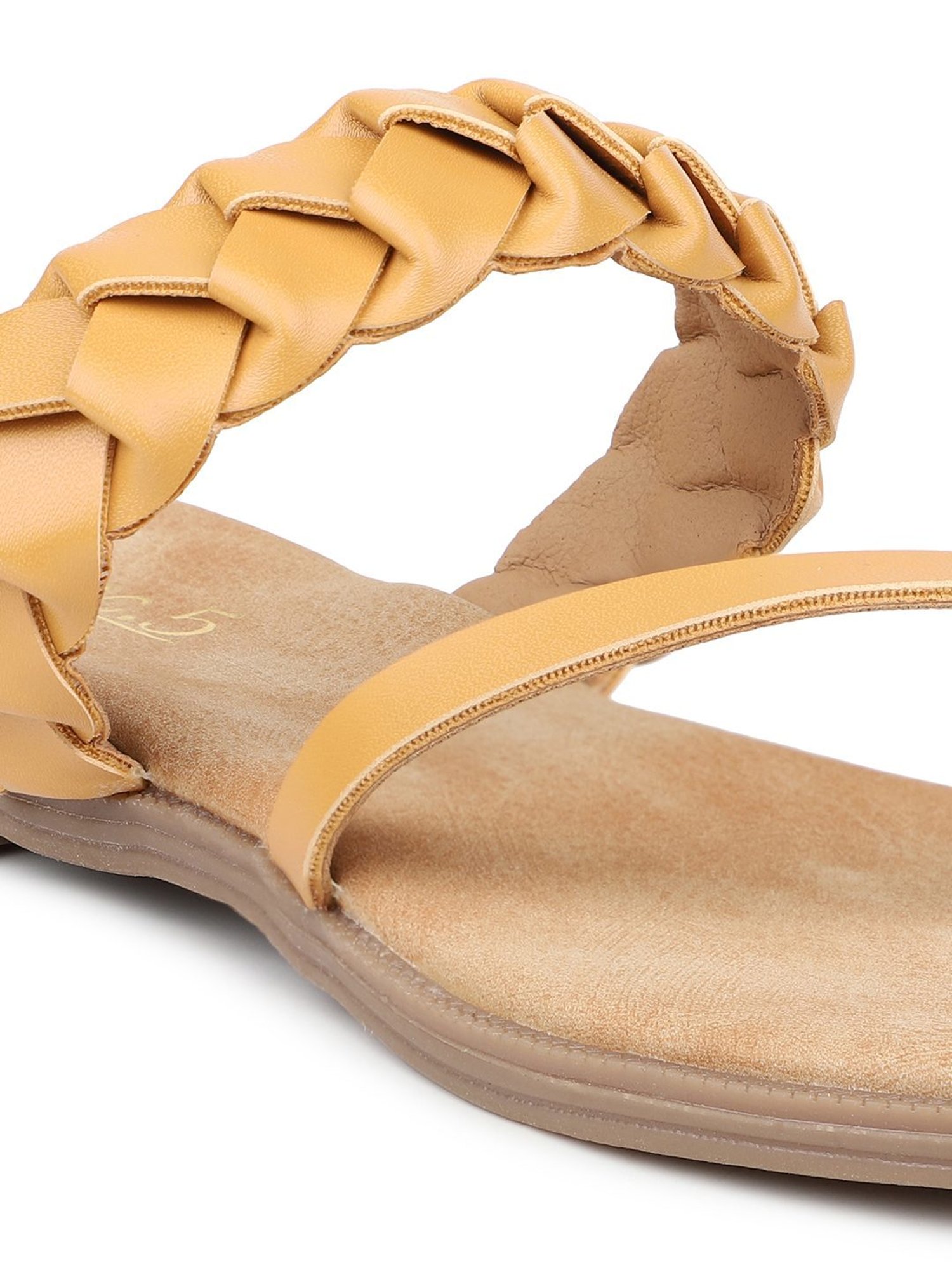 Inc.5 Women's Beige Toe Ring Sandals