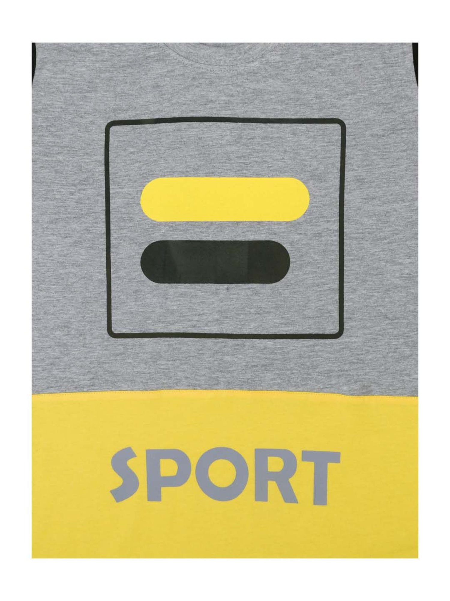 Todd N Teen Kids Yellow & Red Cotton Printed T-Shirt & Pants - Pack of 2