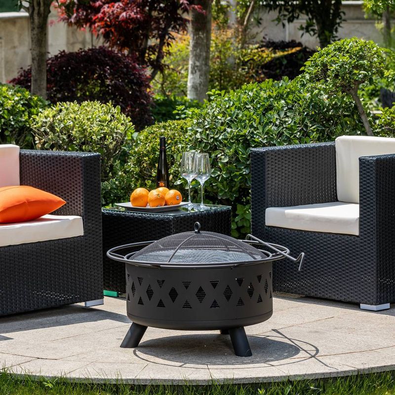 Heavy Duty Wood Burning Fire Pit 28" - Legacy Heating