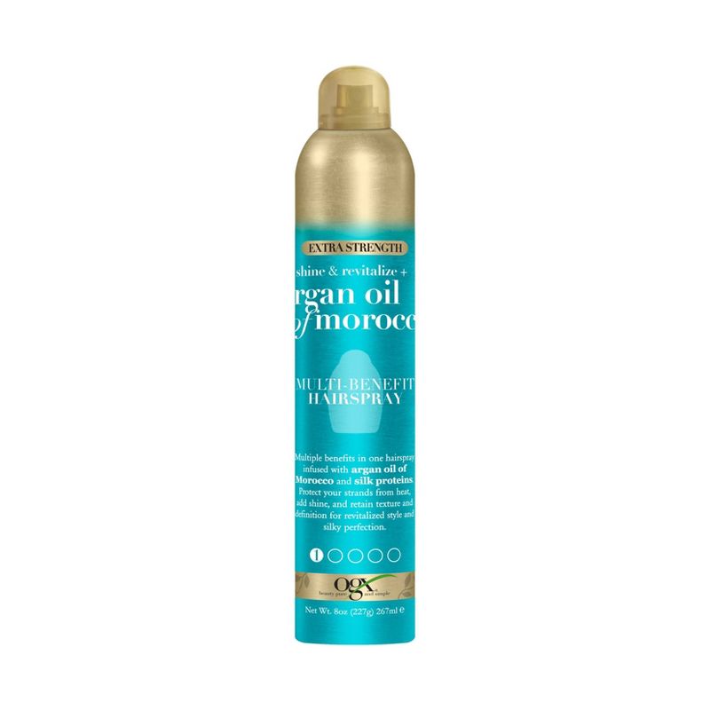 OGX Argan Oil of Morocco Extra Strength Multi-Benefit Hairspray - 8oz