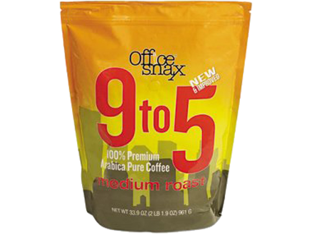Office Snax 00058 9 to 5 Coffee, 100% Pure Arabica Original Blend Coffee - 1 Each