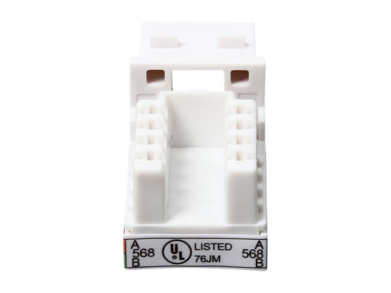 Micro Connectors CAT5 RJ45 Coupler F-F Straight