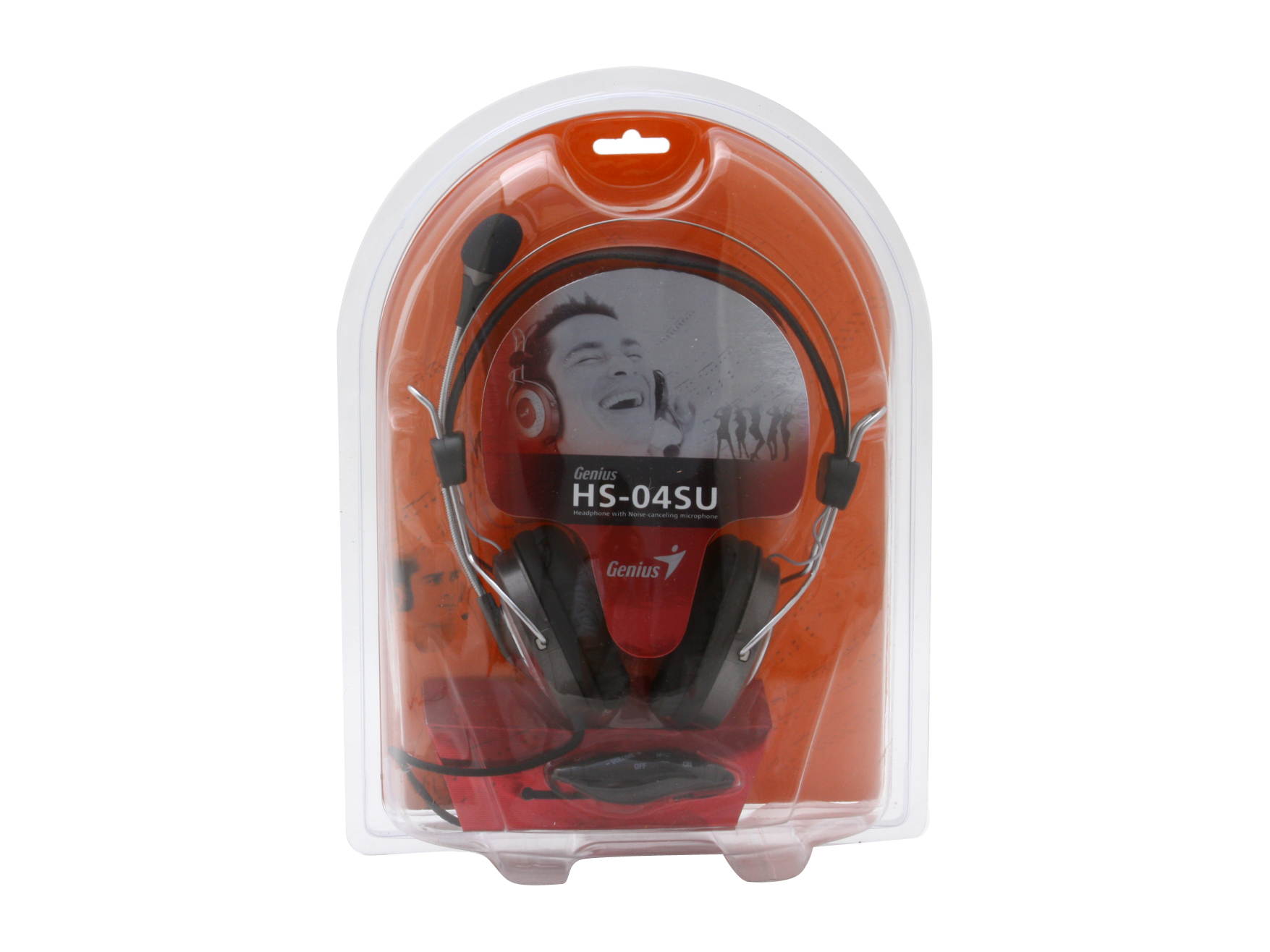 Genius HS-04SU Circumaural Headband Headset with Noise-canceling Microphone