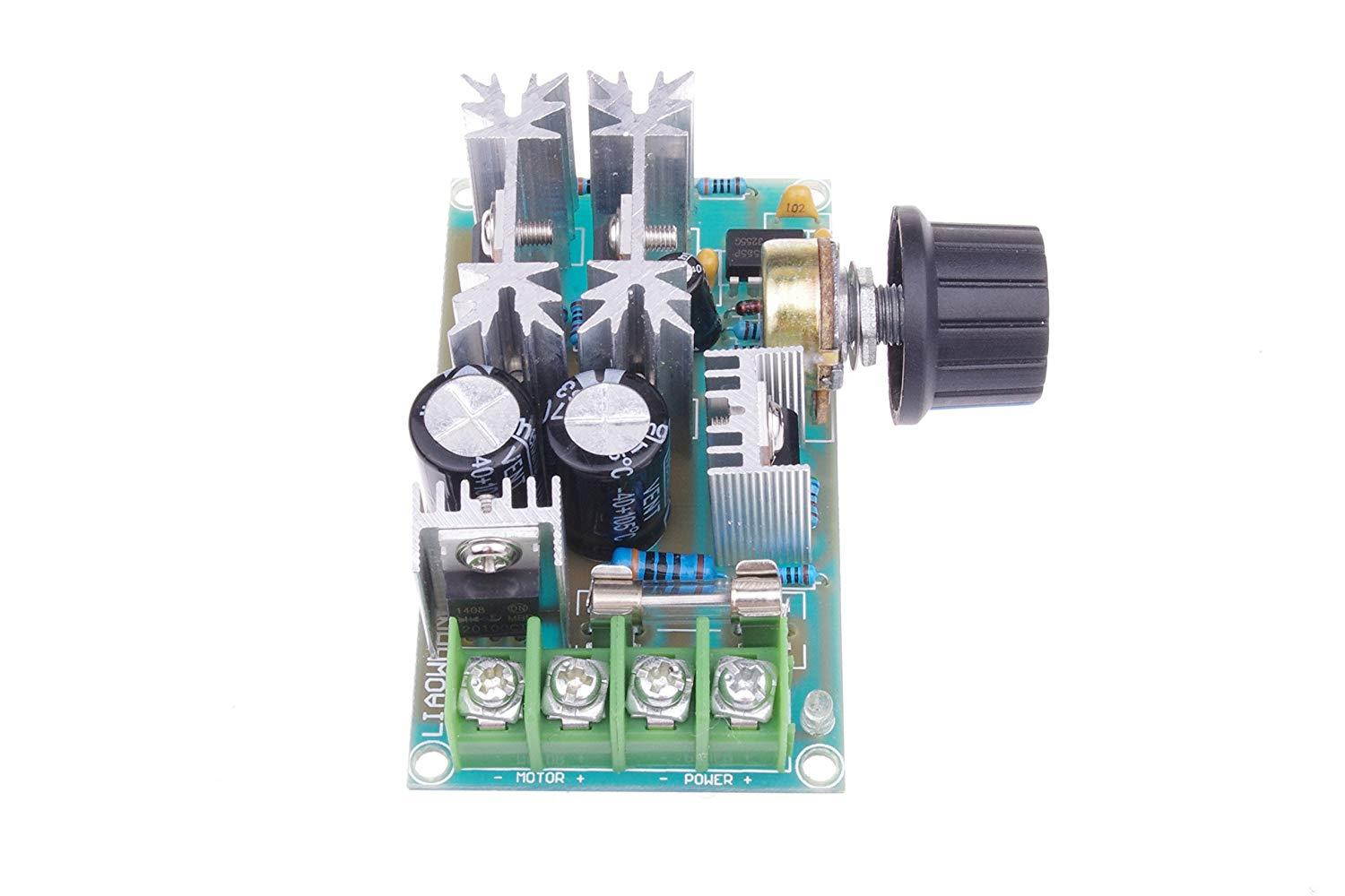 SMAKN&reg; 10V-60V DC Motor Speed Regulation Module PWM Controller 20A Motor Driver