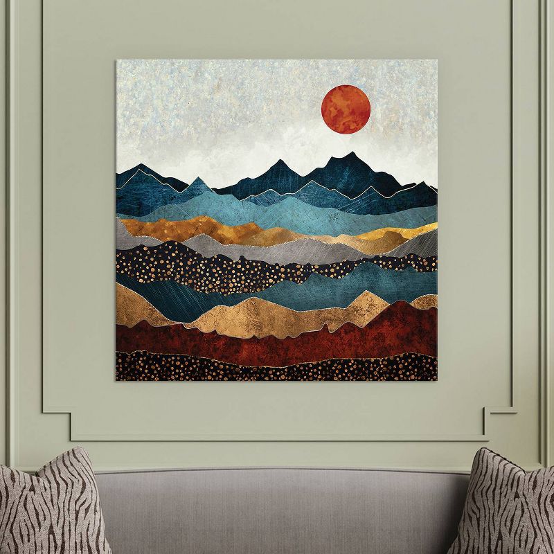 18" x 18" Amber Dusk by Spacefrog Designs Canvas Print - iCanvas