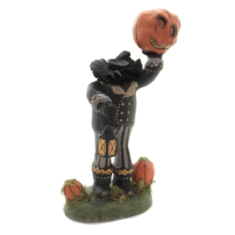 Charles Mcclenning 9.25" Headless Horseman Halloween Pumpkin Lantern  -  Decorative Figurines