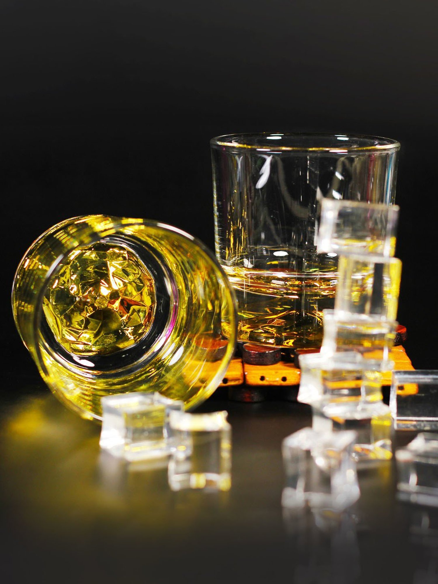 Melbify Italian Opera Transparent Whiskey Glass 300ml - Set of 2