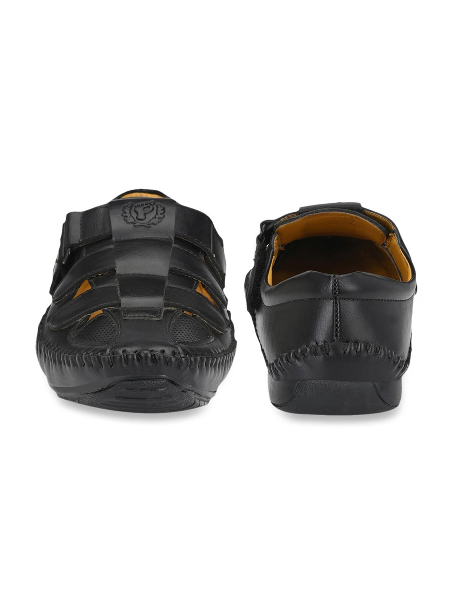 Prolific Black Fisherman Sandals