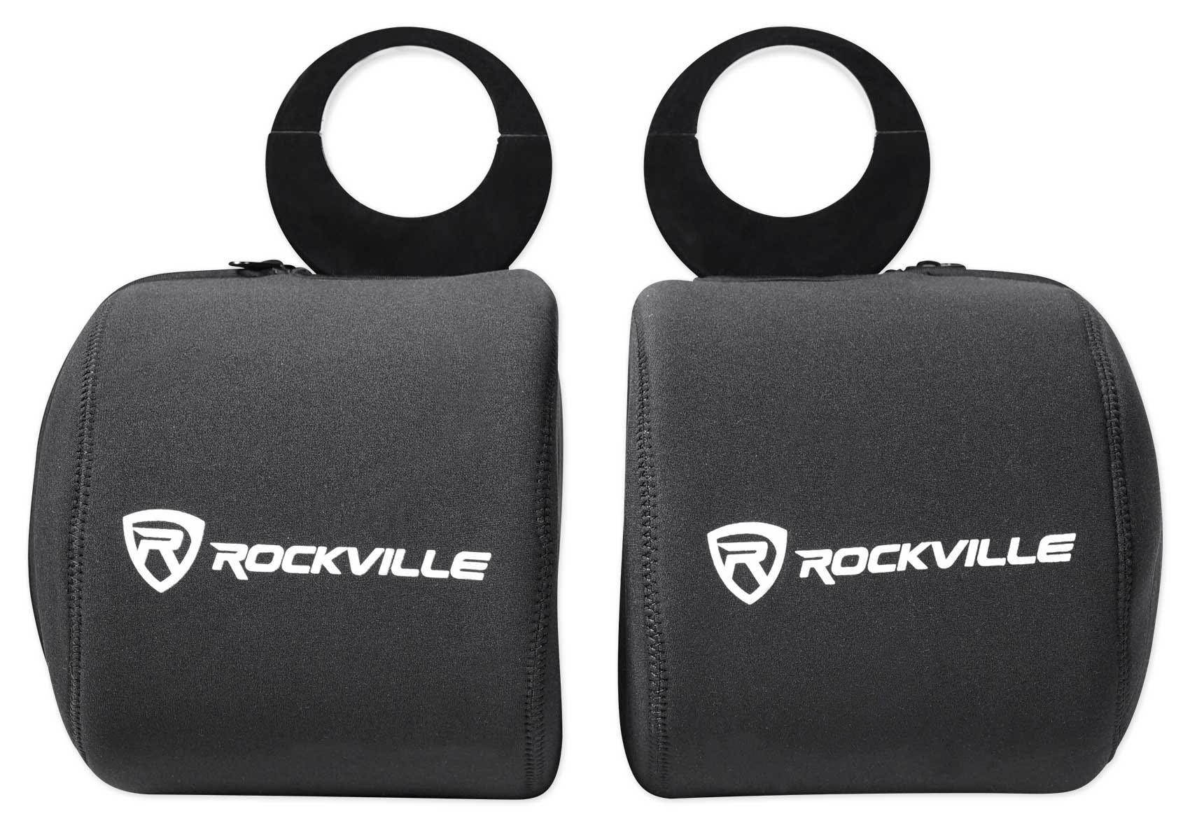Pair Rockville RWBC69 Neoprene Covers For 6x9" Marine Wakeboard Tower Speakers