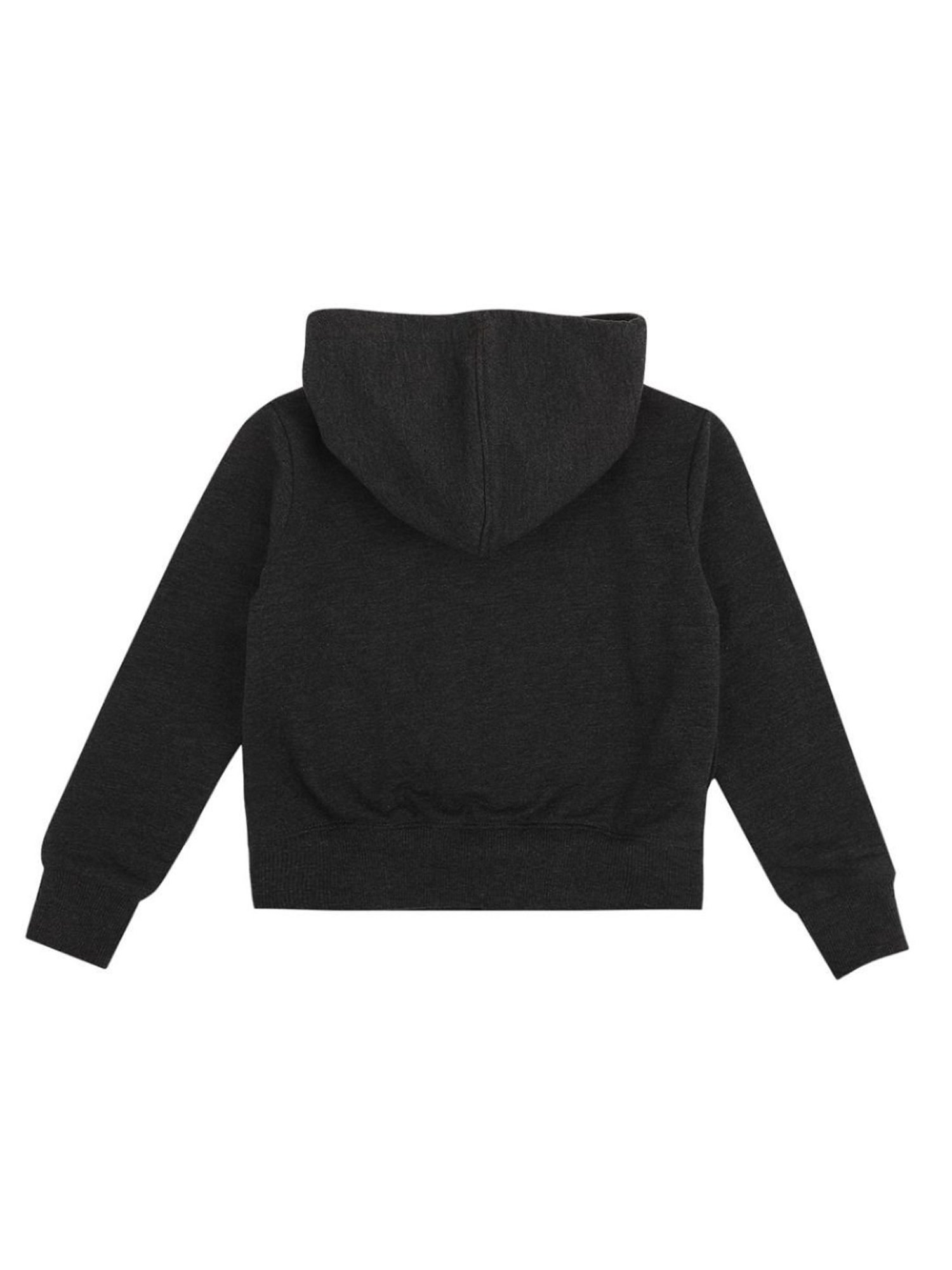 Dyca Kids Dark Grey Solid Full Sleeves Jacket