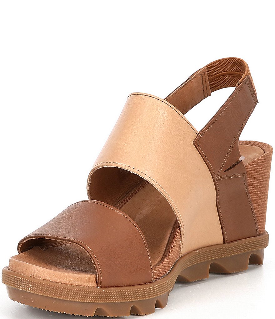 Sorel Joanie II Leather Slingback Wedges