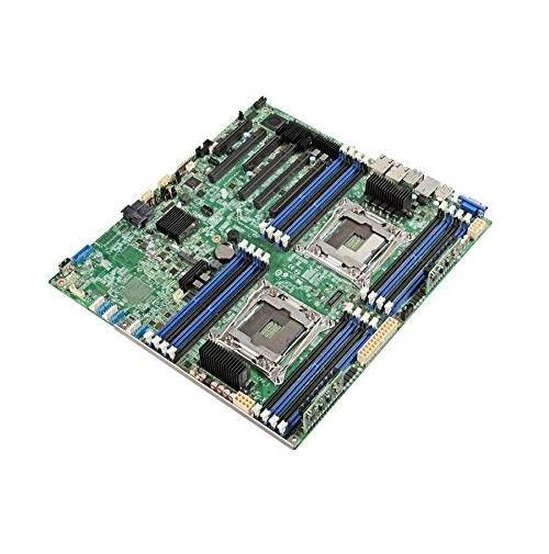 Intel S2600CWTR Server Motherboard - Intel Chipset - Socket LGA 2011-v3 - SSI EEB - 2 x Processor Support - 1 TB DDR4 SDRAM Maximum RAM - 2.13 GHz, 1.87 GHz, 1.60 GHz Memory Speed Supported - DIMM, RD