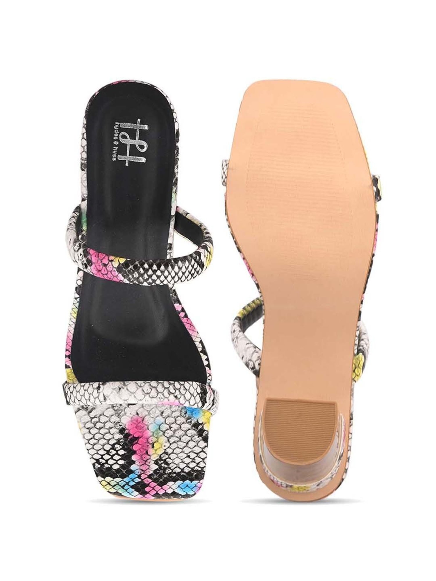 Hydes N Hues Women's White Casual Sandals