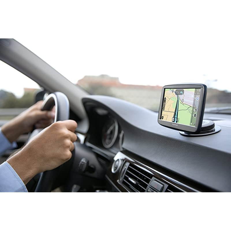 Via 1525M 5Inch GPS Navigation Device with Free Lifetime Maps of North America Advanced Lane Guidance and Spoken TurnByTurn Directions