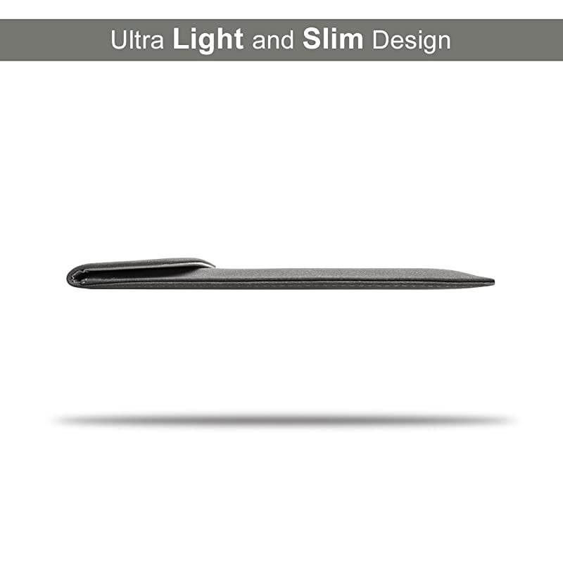 6 Inch Kindle Sleeve for All-New Kindle 2019/Kindle Paperwhite (Included 2018 Version)/Kindle Voyage/Kindle (8th Gen, 2016)/Kindle 4/5/Kindle Touch Protective Pouch Bag Case Cover, Gray