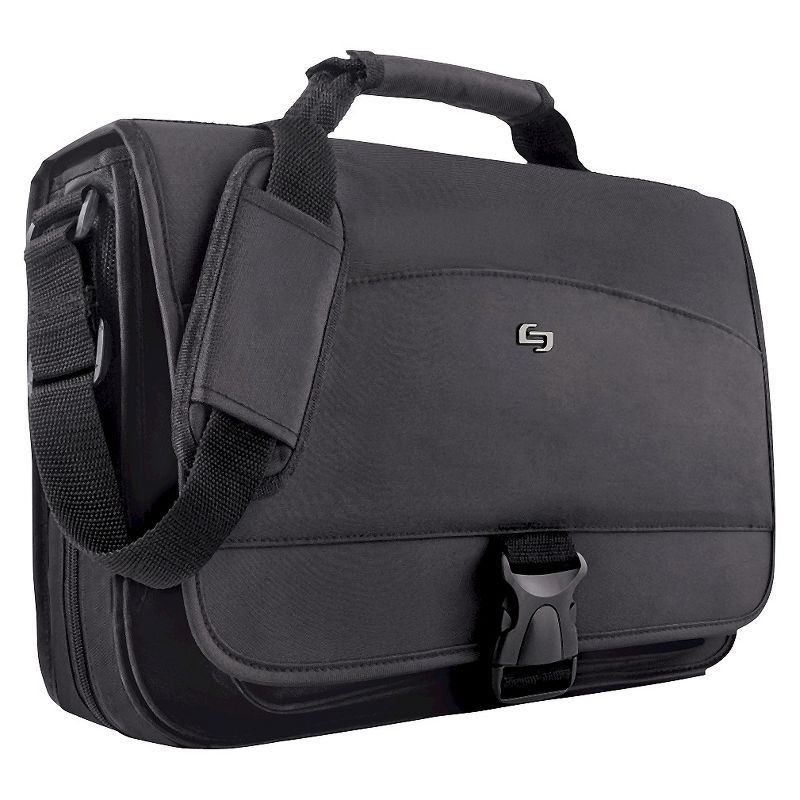 Solo Expandable 15.6" Laptop Messenger Bag - Black