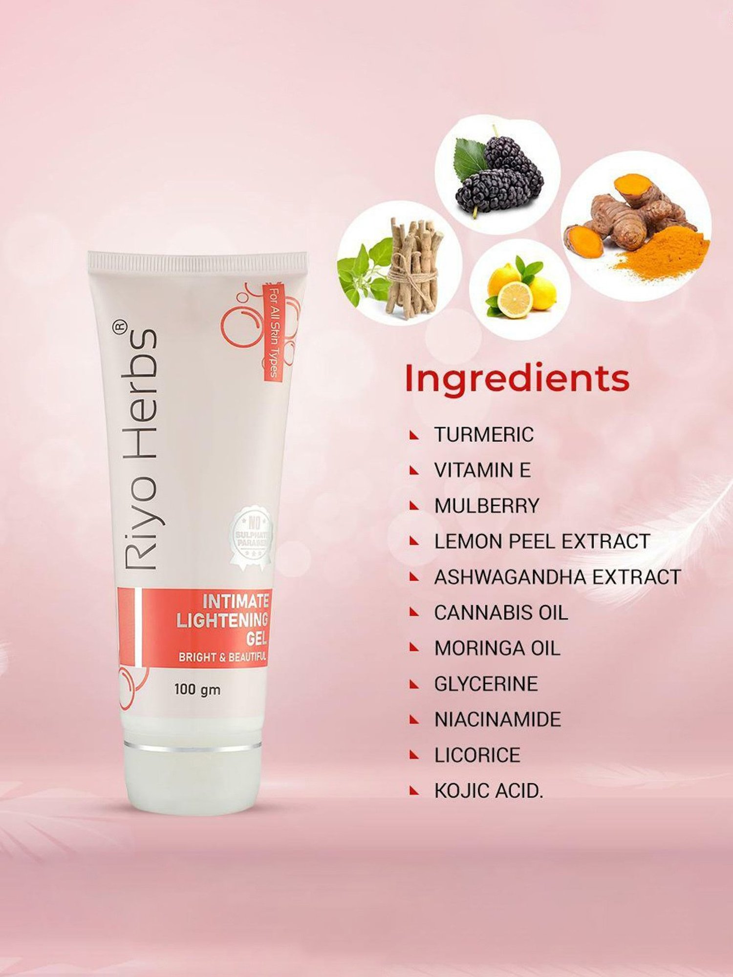 Riyo Herbs Intimate Lightening Gel - 100 gm