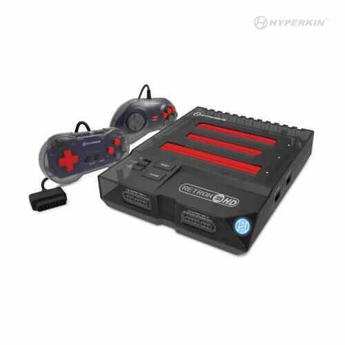 Hyperkin RetroN 3 HD 3-in-1 Retro Gaming Console for NES, Super Famicom, and Genesis/ Mega Drive (Space Black) - Sega Ge