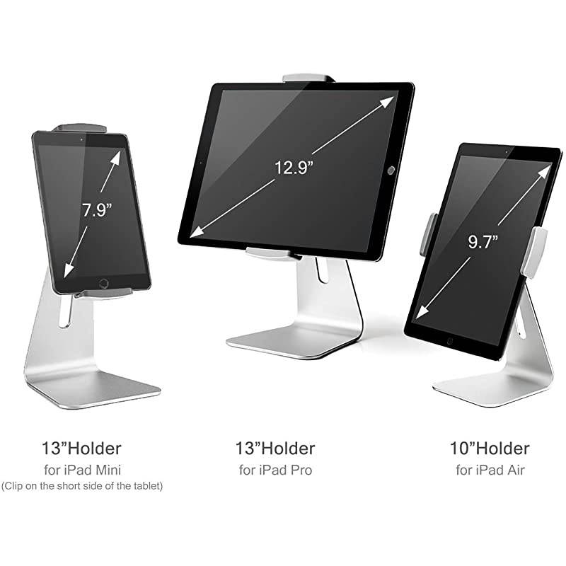 Tablet IPAD Pro Desk Stand 360&deg; Swivel 180&deg; tilt Aluminium Alloy BodySkid Resistant BottomCompatible with 913quot Tablet IPAD PRO 129 IPADIPAD AIRSamsung Galaxy