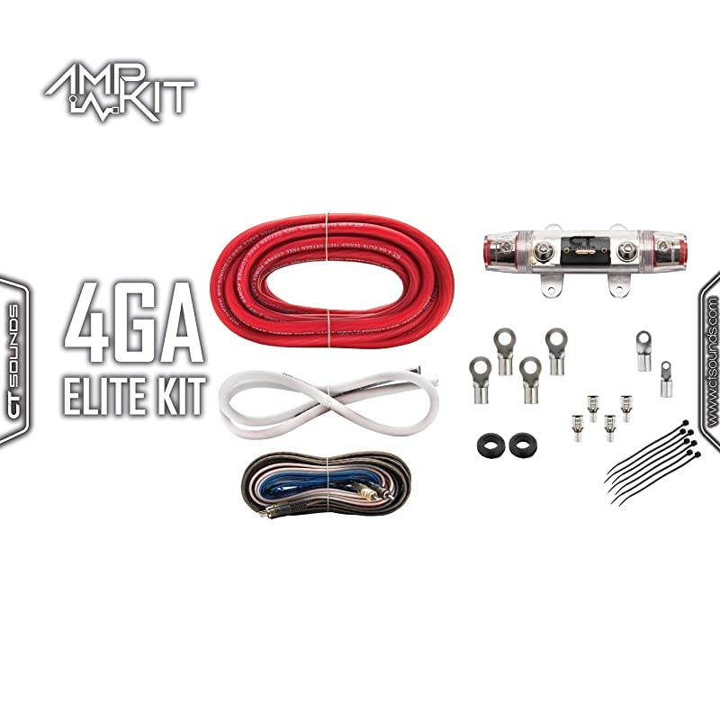 Sounds AMPKIT-4GA-ELITE OFC 4 Gauge Amp Install Kit