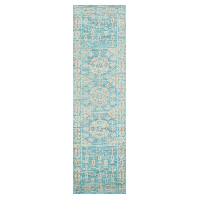 Blue Botanical Knotted Runner - (2'3"X8' Runner) - Safavieh