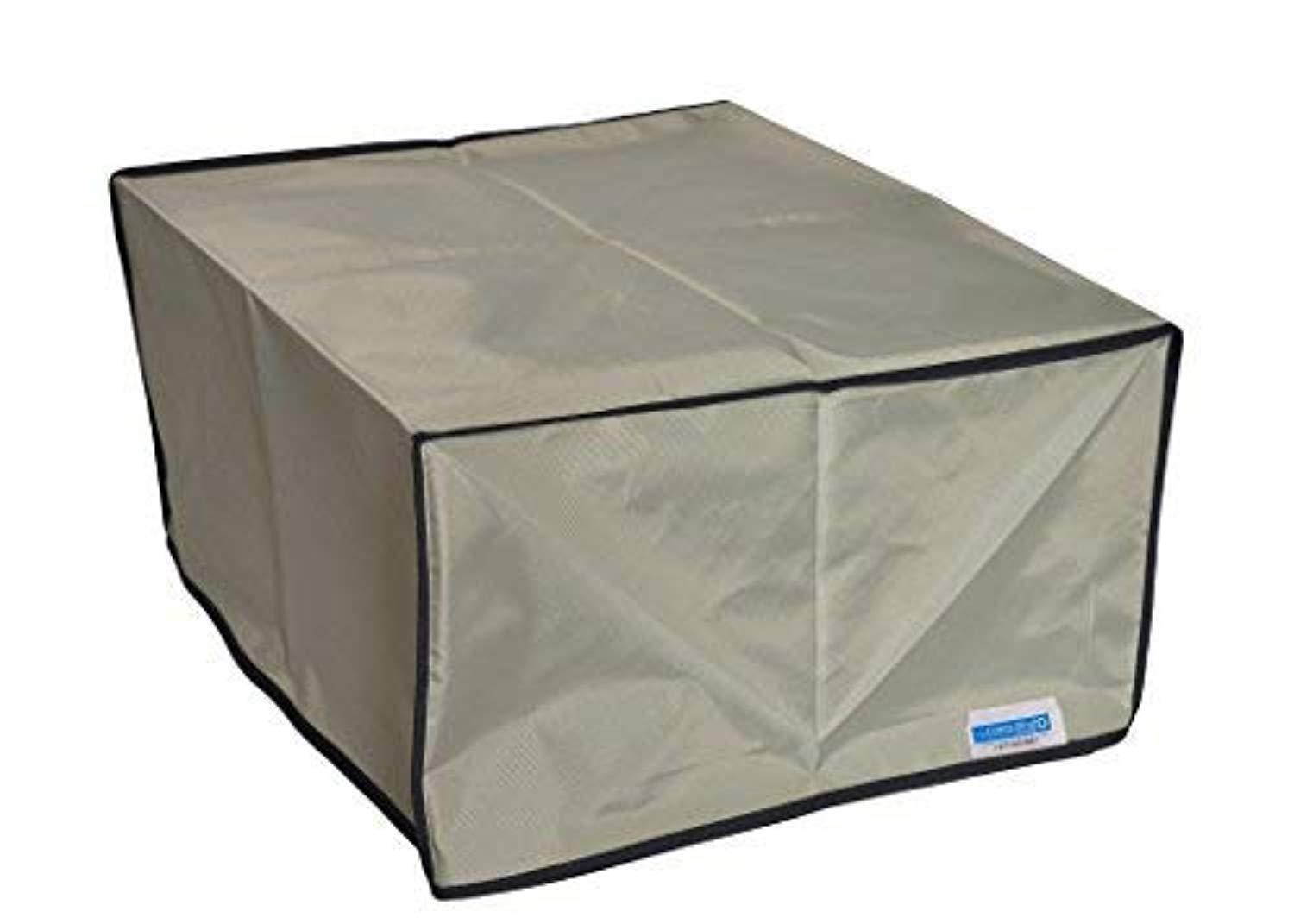 comp bind technology dust cover for hp officejet 5258 all-in-one printer, silver nylon anti-static dust cover dimensions 17.52'