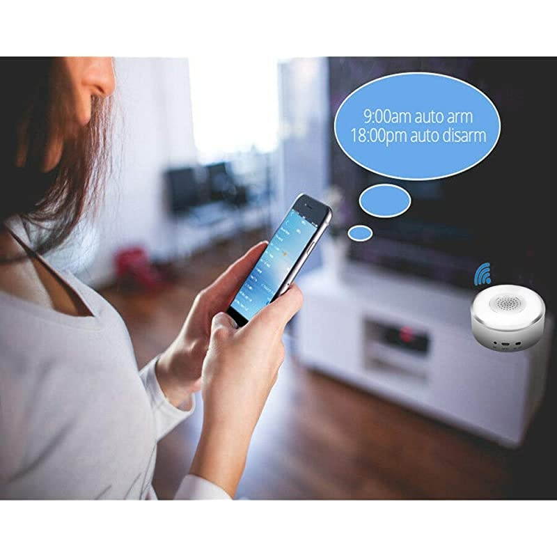 Home Alarm System 8-Piece kit, Alarm Security System Free App and notisfication Push with Optional 24/7 Professional Monitoring, Works with Alexa