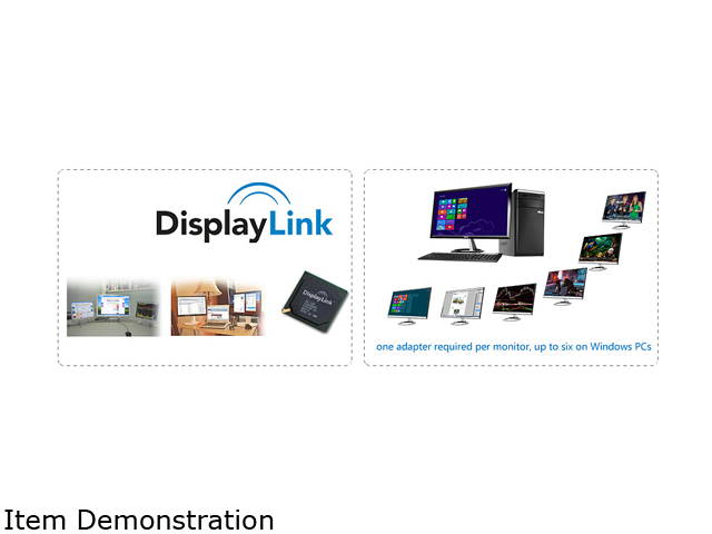 Wavlink USB To VGA DVI HDMI Video Graphics Display Adapter, Displaylink Chip Supports up to 6 Monitor Displays, Up to 1920 x 1080@60Hz For Windows, Mac OS & Chrome OS, More Efficient Home Office