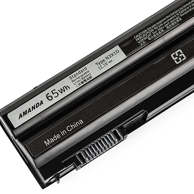 N3X1D Battery 111V 65Wh Compatible Dell Latitude E6540 E6440 E5530 E5430 E6520 E6420 Precision M2800 Series 6cell