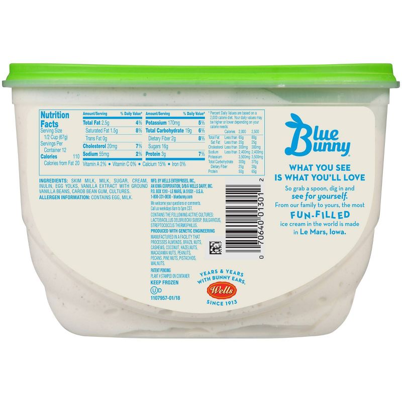 Blue Bunny Vanilla Bean Frozen Yogurt - 48 fl oz