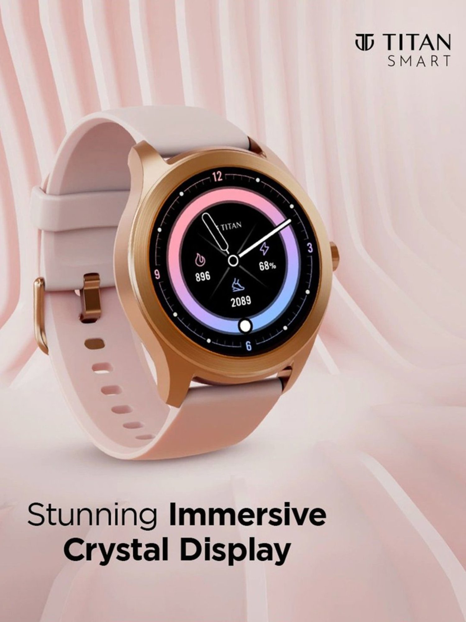 Titan 90137AP01 Smartwatch Watch for Men