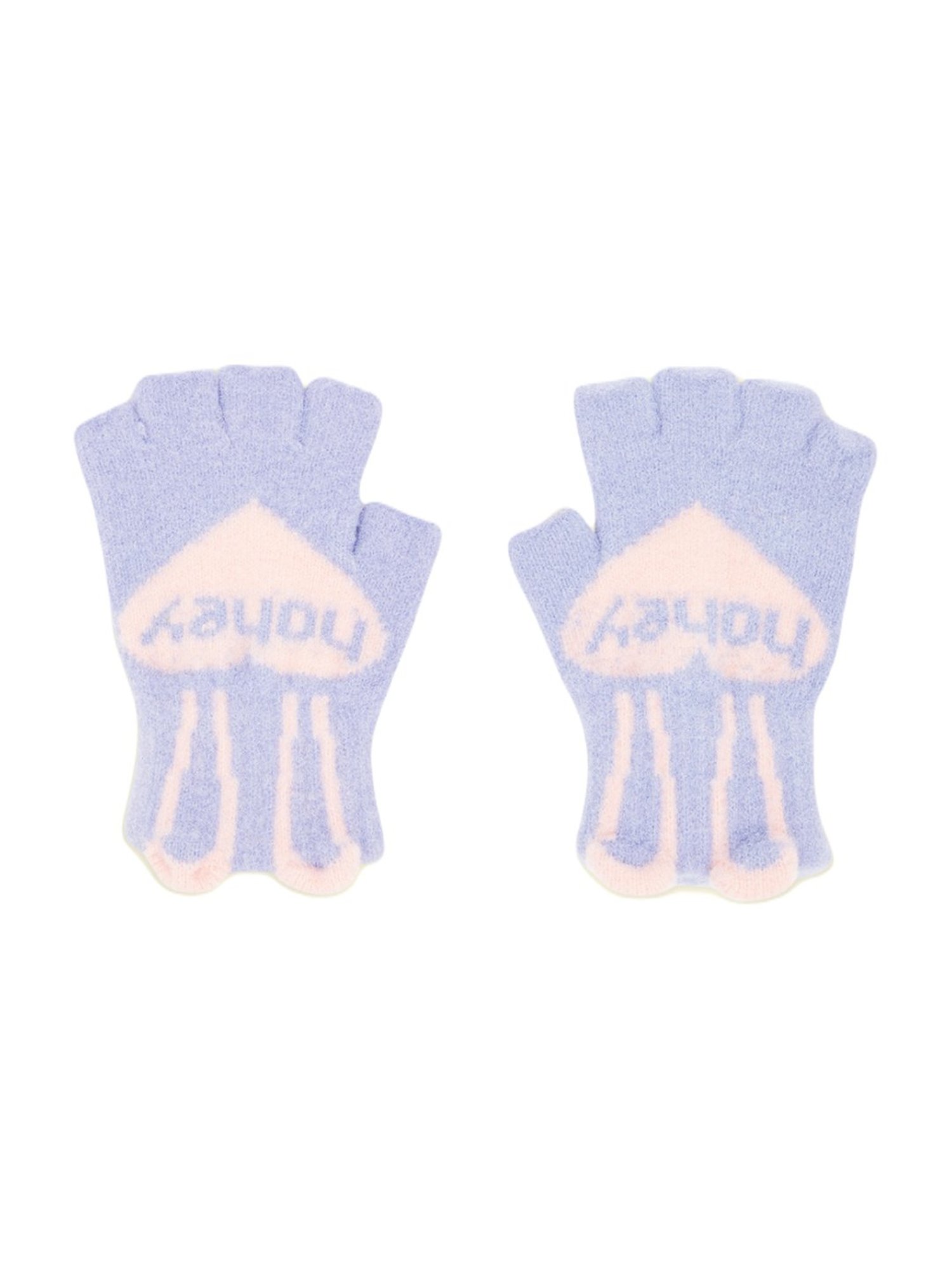 Pantaloons Junior Lilac Solid Gloves