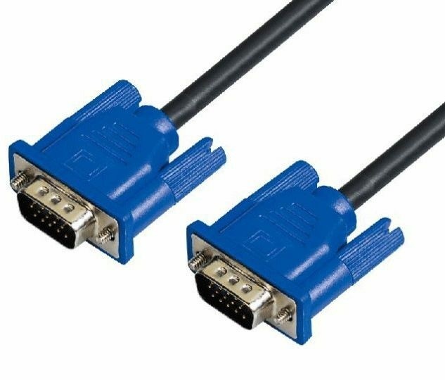 6 Feet SVGA SUPER VGA Monitor 15 PIN MM M/M Male To Male Extension Cord Cable