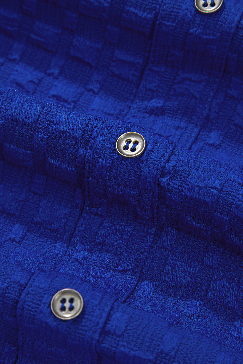 Skobeloff Textured Ruffle Split Top and Drawstring Shorts Set