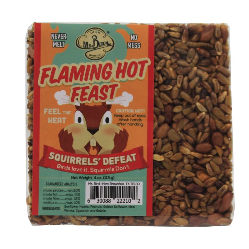 Home & Garden 4.5" Small Cake Sampler Set / 4 Bird Feeding Cardinals Wren Mr Bird  -  Bird And Wildlife Food