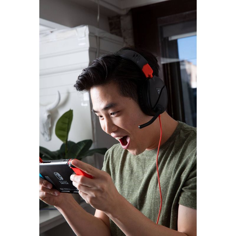 Turtle Beach Recon 70 Wired Gaming Headset for Nintendo Switch/Xbox One/Series X|S/PlayStation 4/5 - Red/Black