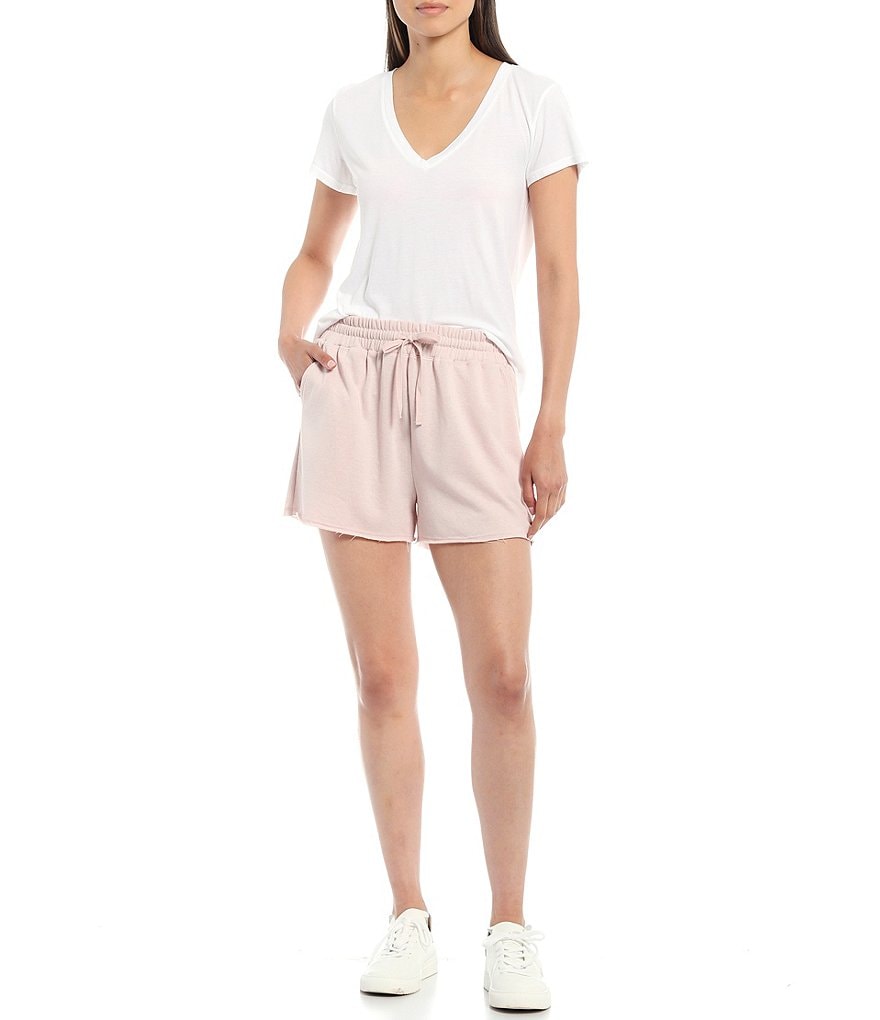 Cloth & Stone Button Side Coordinating Shorts