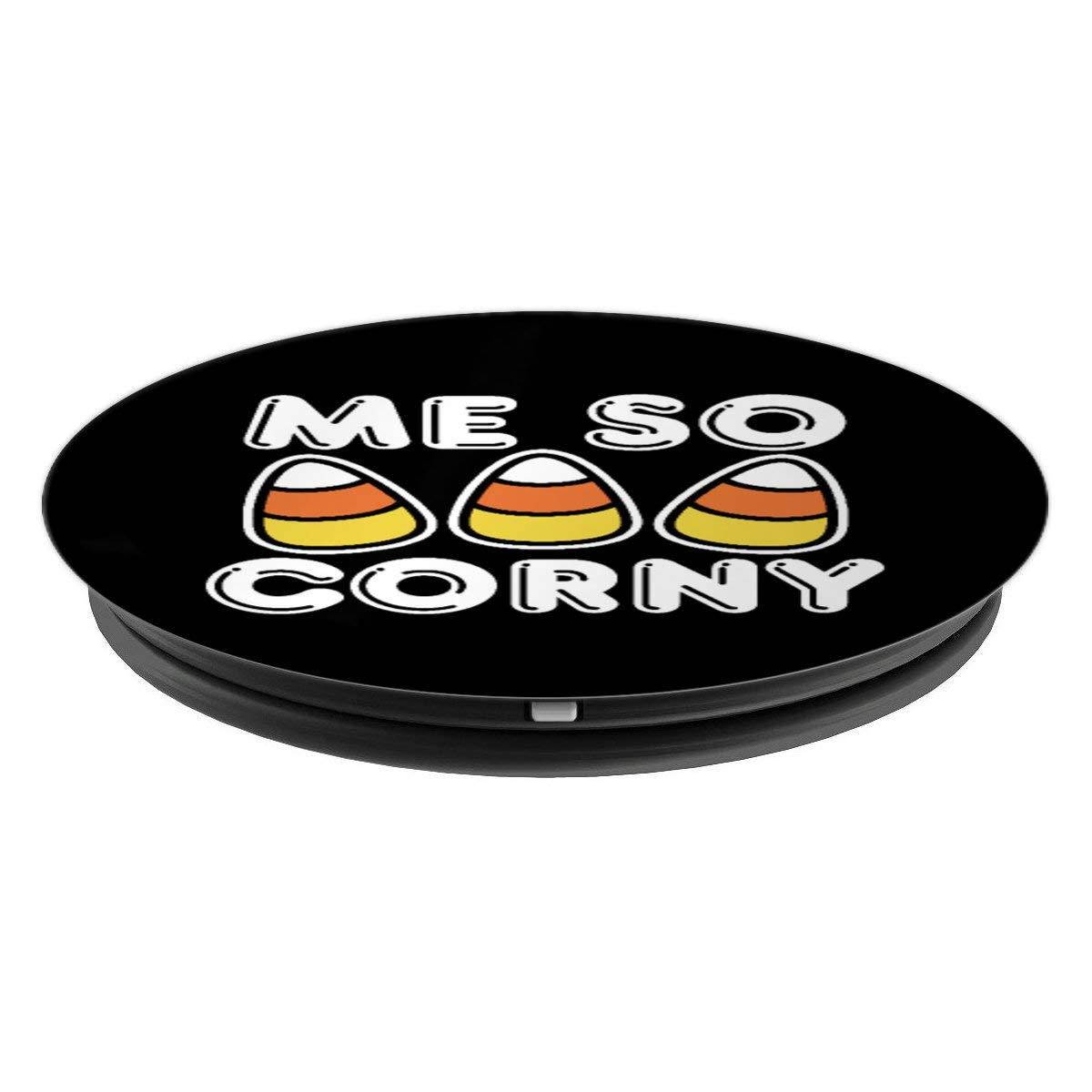 Candy Corn Me So Corny Funny Halloween PopSockets Grip and Stand for Phones and Tablets