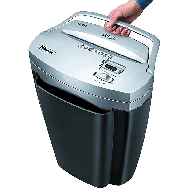 Powershred W11C, 11-Sheet Cross-Cut Paper and Credit Card Shredder with Safety Lock, 2 Pack