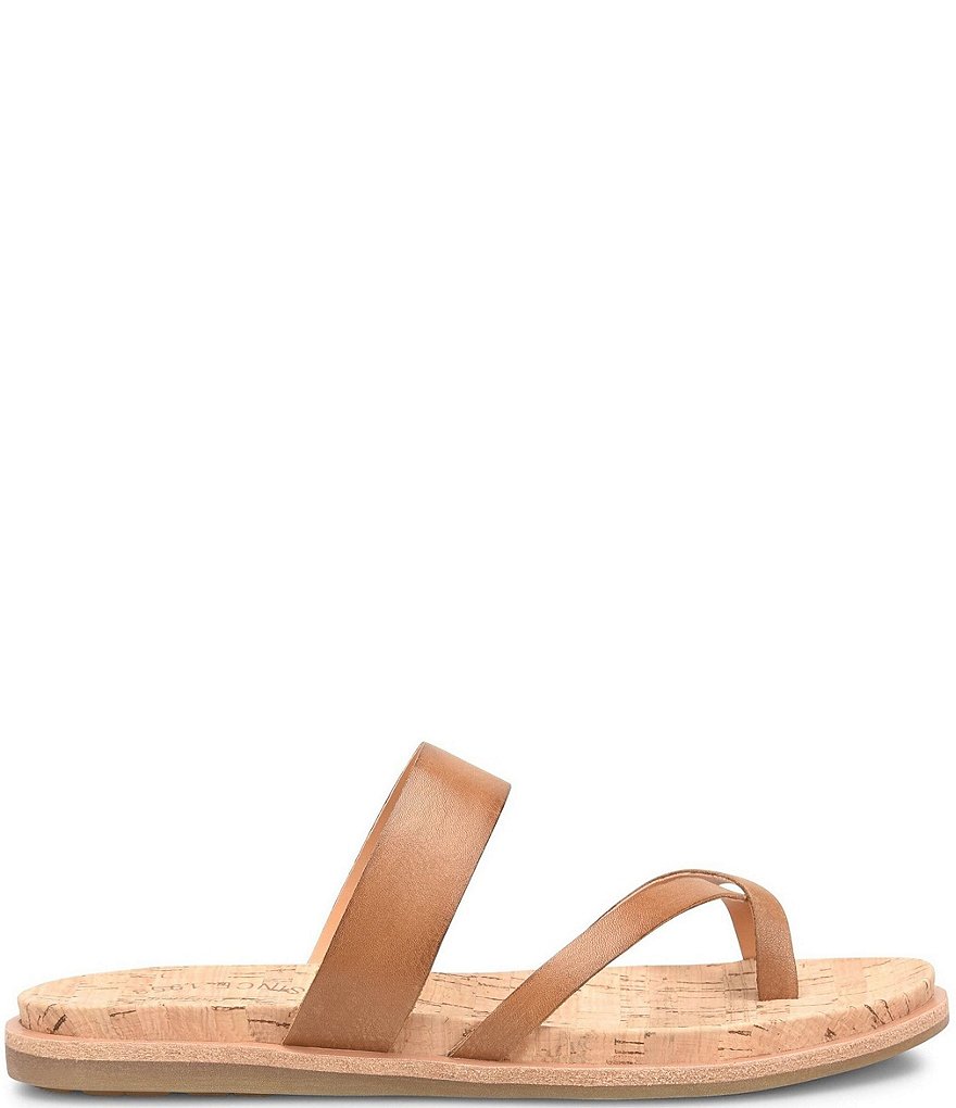 Kork-Ease Belinda Leather Flat Thong Sandals