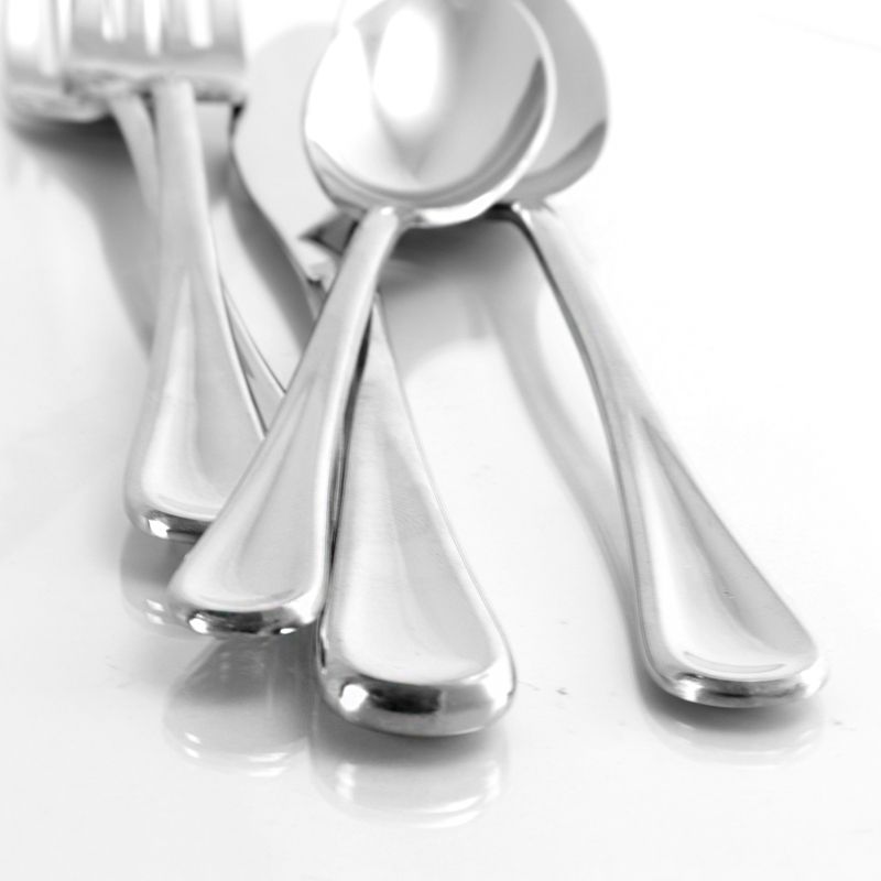 Gourmet Settings 20pc Twist Flatware Set