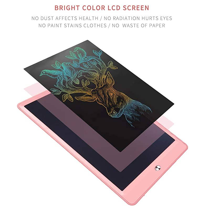 LCD Writing Tablet 10 Inch Drawing Tablet for Kids Colorful Screen Doodle Board and Kids Drawing Pad for Ages 2+