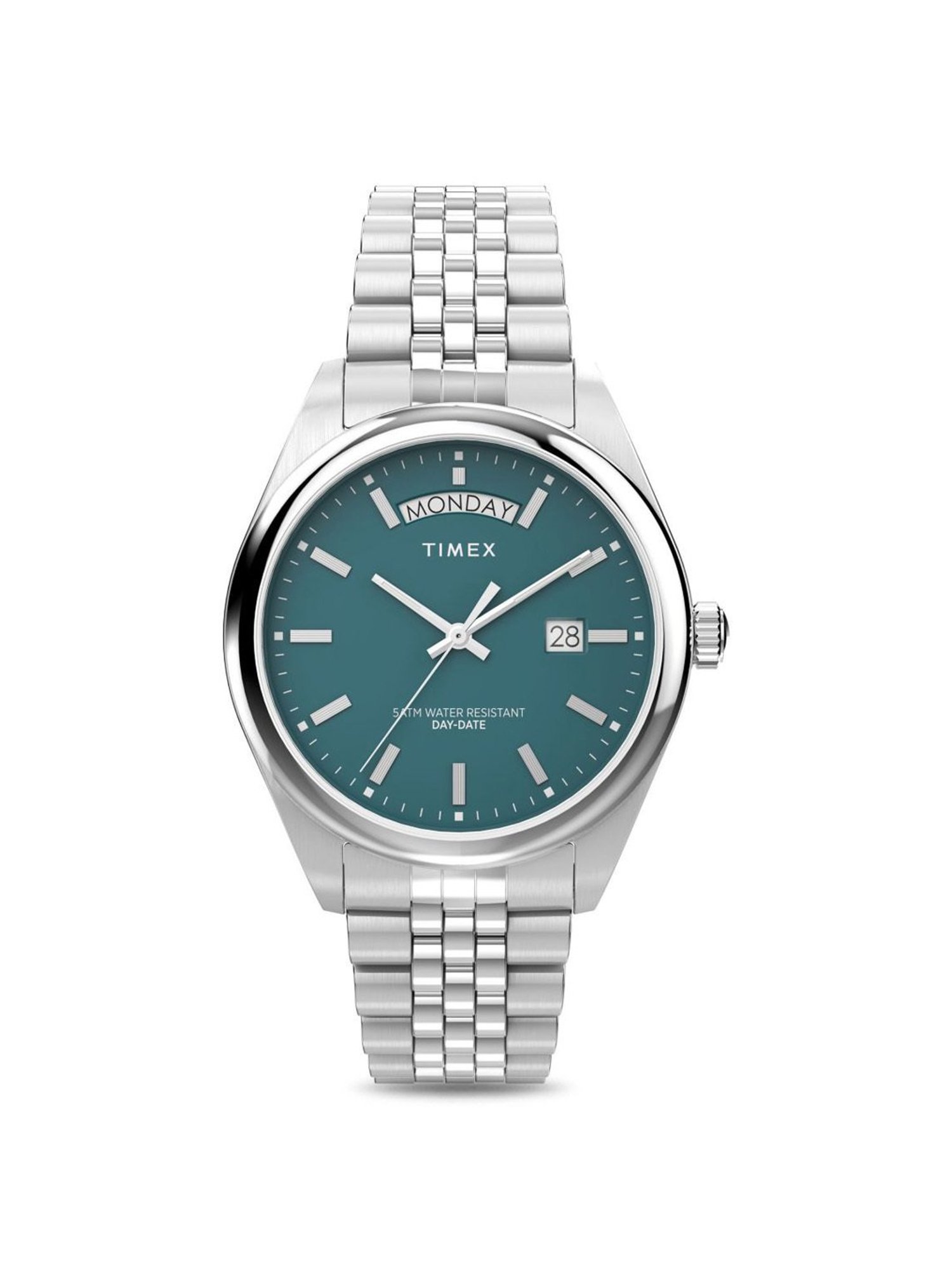 TIMEX Trend Men Green Round Dial Analog Watch - TW2V68000UJ