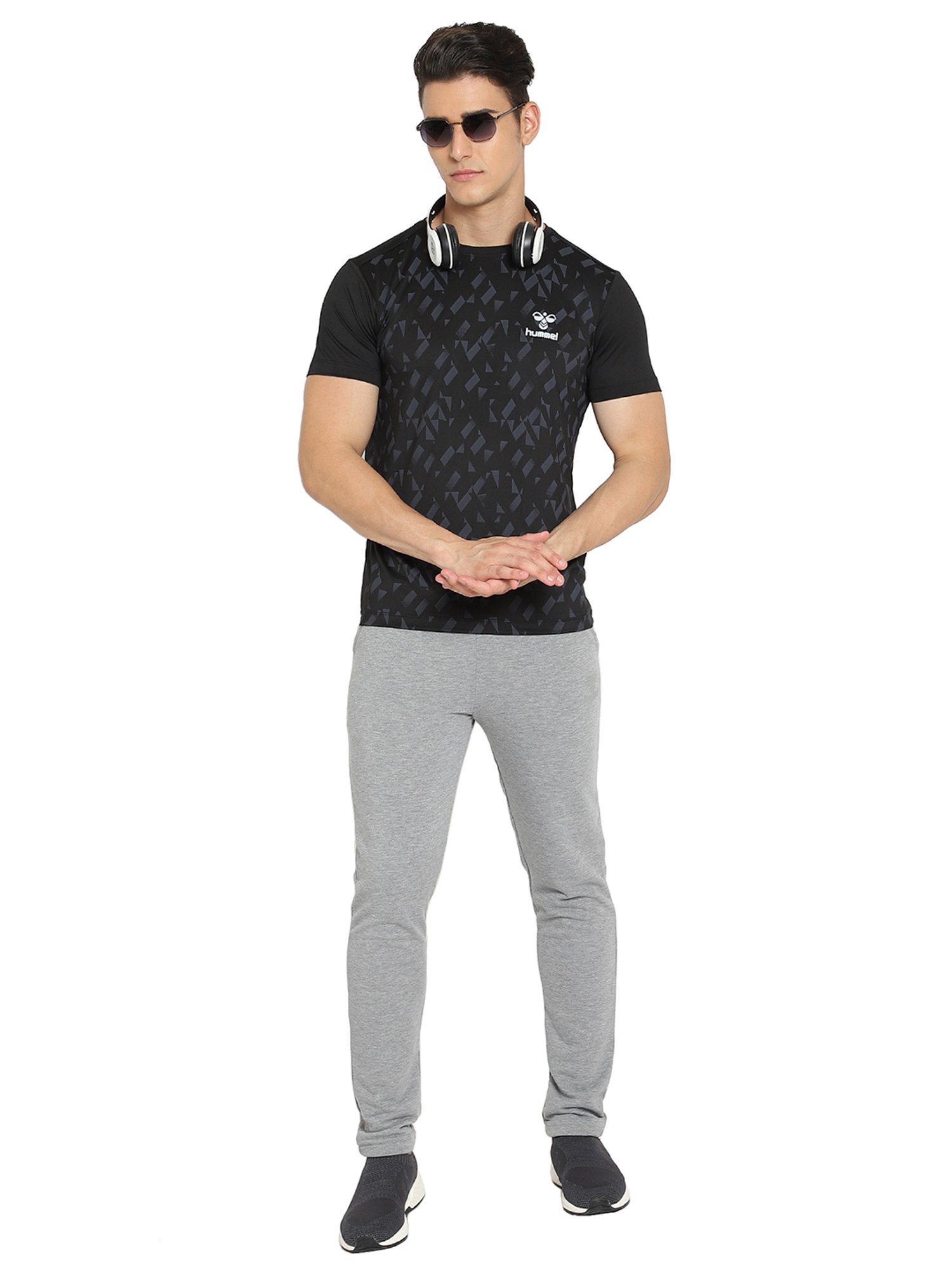 Hummel Black Round Neck T-Shirt