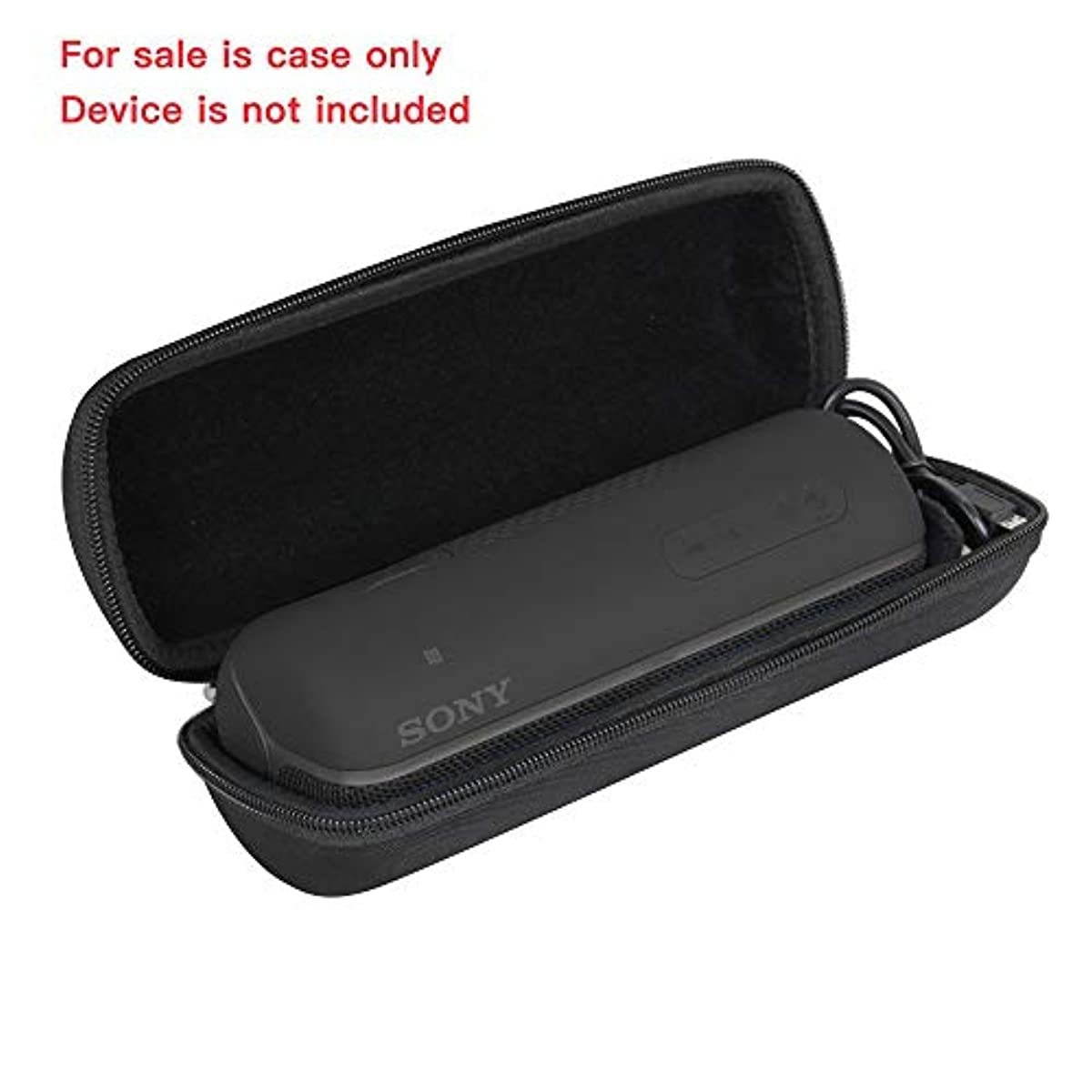 Hermitshell Hard EVA Travel Case for Sony SRS-XB22 SRSXB22 Extra Bass Portable Bluetooth Speaker (Black)