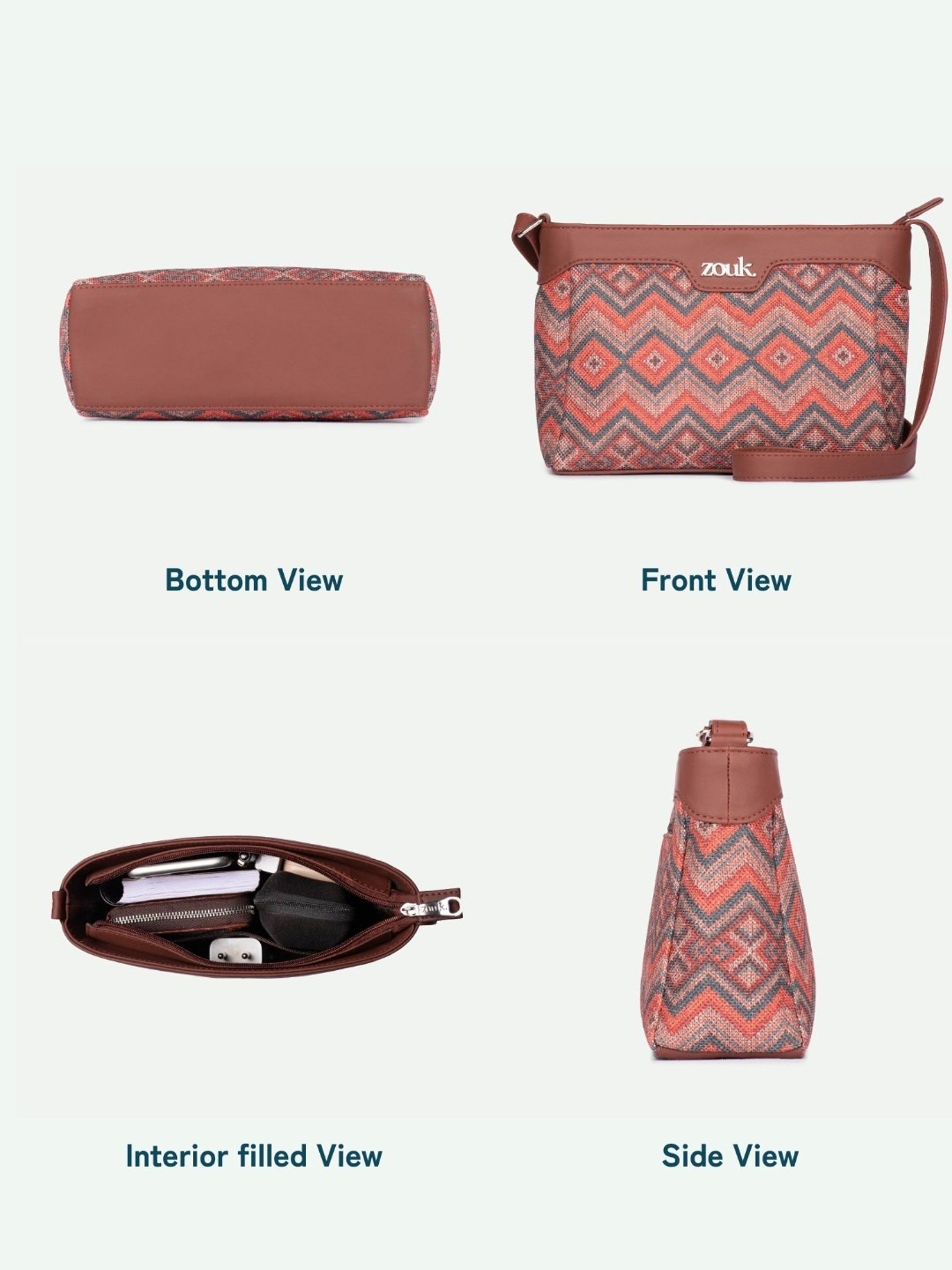 Tortoise Go Everywhere Ellena Black Solid Medium Cross Body Bag